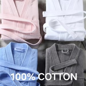 🛁 Men's luxury cotton robe -- soft and absorbent